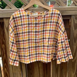 Beaton Linen Utility Crop NWOT